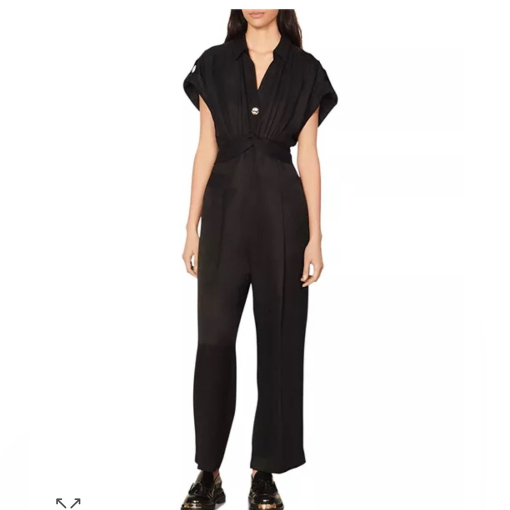 NWT SANDRO linen Jumpsuit